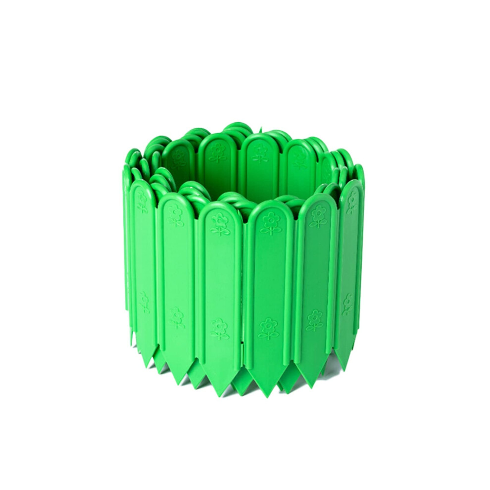 Flexible Plastic Garden Edging Border With Interlocking Design For Paths, Flower Beds, Patio 9164114618917