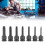 7PCS Damaged Bolt Extractor Set 1/2in 12.5mm Square Head 7