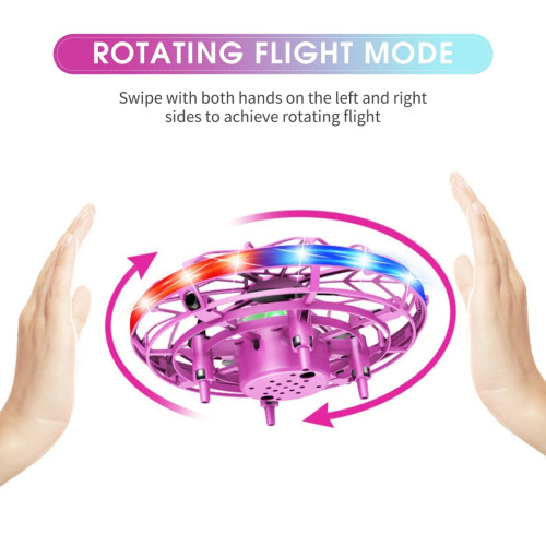 Mini Drone with Gesture Control and 360 Degree Obstacle Avoidance for Kids Indoor Flying Fun 2