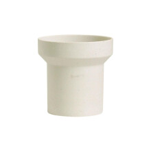 Ceramic Flower Pot with Drainage Hole, Small Modern Indoor Planter for Succulents or Desk Decor