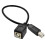 Prodlužovací kabel pro tiskárnu s krátkým konektorem USB 2.0B (samice) na 90B (samec) pro USB 2.0B (samec) 1