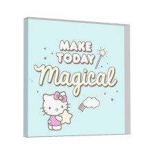 Hello Kitty akryylinen neliölaatta - Inspiroivia lainauksia, romanttinen lahja tyttöystävälle, poikaystävälle, rakastajalle, häät,