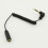 FOR10pcs3,5mm samec-samice jack audio adaptér pro sluchátka a mikrofon spirálový kabel 1
