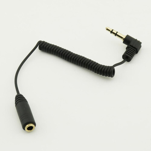 FOR10pcs3,5mm samec-samice jack audio adaptér pro sluchátka a mikrofon spirálový kabel
