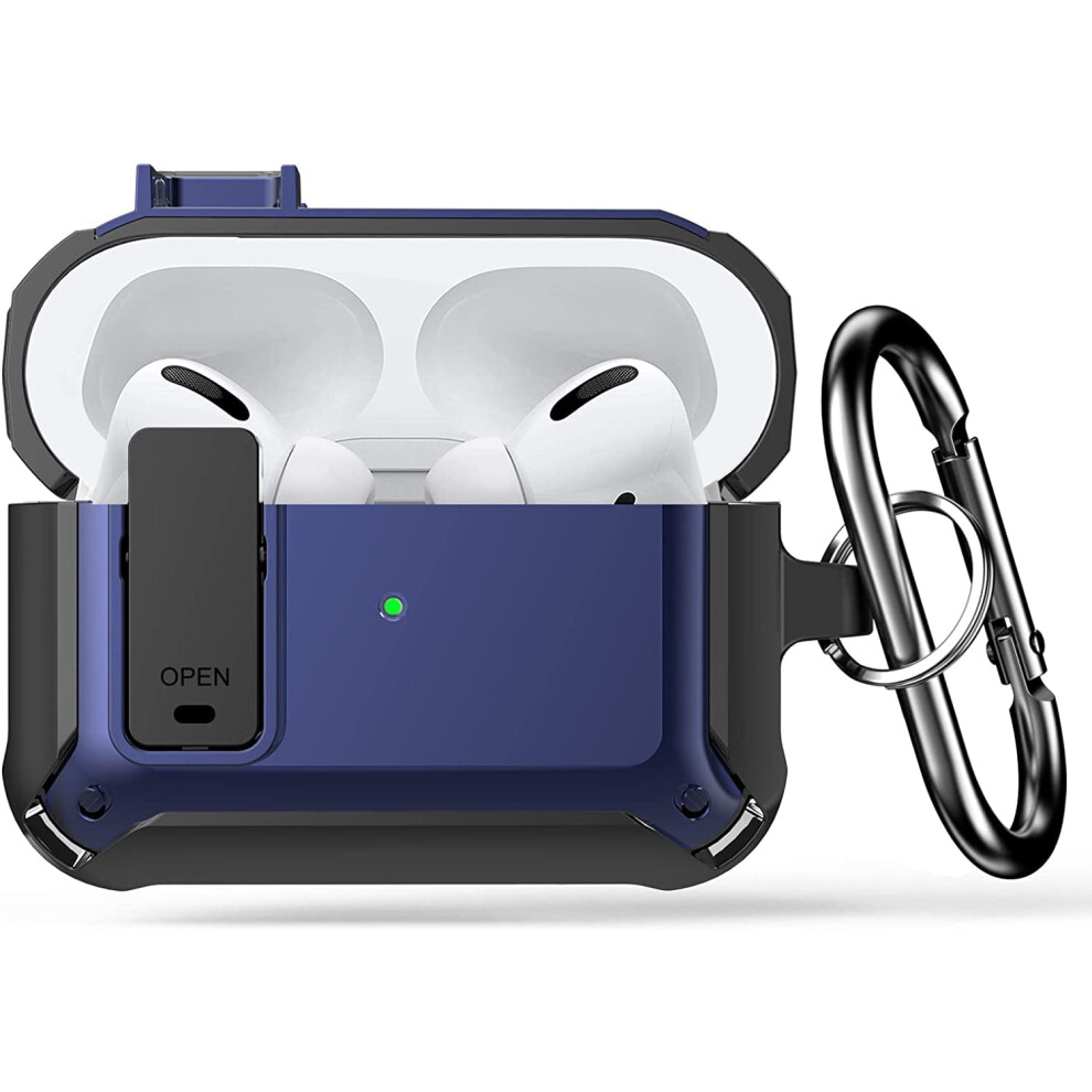Case for Airpod Pro Case Cover with Lock, Compatible with Airpods Pro 2nd Generation/1st Generation Case