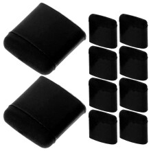 20 piezas de accesorios para freidora de aire, parachoques de plástico cuadrados ABS para freidoras de aire