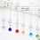 Guangmc6pcs Beads Επέκταση Αλυσίδας Ανεμιστήρα Οροφής για Διακόσμηση Σπιτιού (Πολύχρωμη) 4