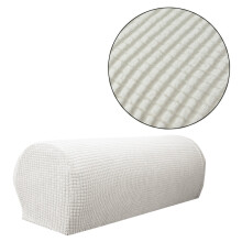 Käsinojan suojukset, 2 kpl joustavaa kangasta, käsinojan suojukset, liukumattomat sohvan nojatuolin suojukset, huonekalusuojukset lepotuoliin, beige