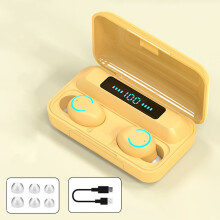 F9-9 Bluetooth 5.0 Kopfhörer mit Geräuschunterdrückung, intelligenter Akkuanzeige, Gaming-Headset, Bluetooth-Headset