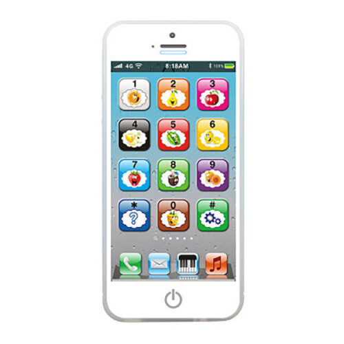 Jouet mobile tactile intelligent pour bébé blanc