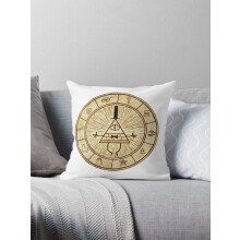 ASPORIC Bill Cipher Circle - Fundas de cojín Grafity Falls (1 unidad) Decoración de hogar estilo granja Fundas de almohada para sofá