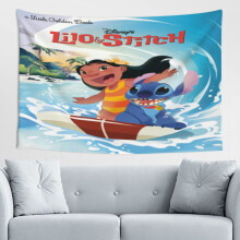 Ommeltu seinävaate, seinätaide, kodin seinäkoristeet pojille, tytöille, makuuhuoneen sisustus, olohuone, 60 * 40 tuumaa
