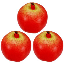 3 phíosa Torthaí Pomegranate Saorga Insamhladh Torthaí Saorga Cistine Maisiúcháin Cóisire Aithrise Cúnamh Teagaisc Féile Grianghrafadóireacht