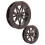 Lot de 2 roues à eau rotatives pour fontaine de table chinoise (type cascade) 1