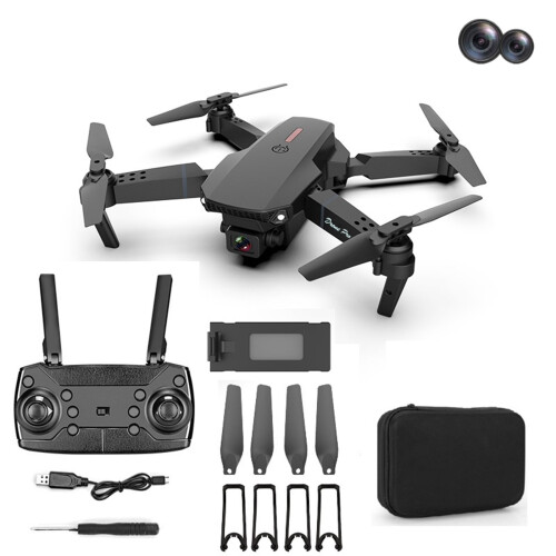 WJSXC Drone με διπλή κάμερα HD 1080P, τηλεκατευθυνόμενο παιχνίδι FPV με κράτημα ύψους,
