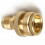 DSH1LB Draagbare propaantankregelaar-adapteraansluiting 3/8" buitendraad 3
