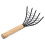 1pc Stainless Steel Clam Rake with Net Oyster Shell Digging Tool Rake Tool 1