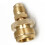 DSH1LB Draagbare propaantankregelaar-adapteraansluiting 3/8" buitendraad 5