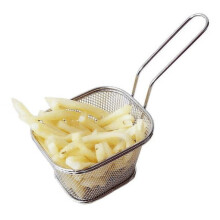 French Fries Basket, Mini Stainless Steel Potato Chips Basket Food Display Strainer Potato Cooking Tools