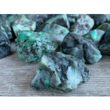 Large Emerald Rough Stones, 2 - 3 Inch Raw Emerald