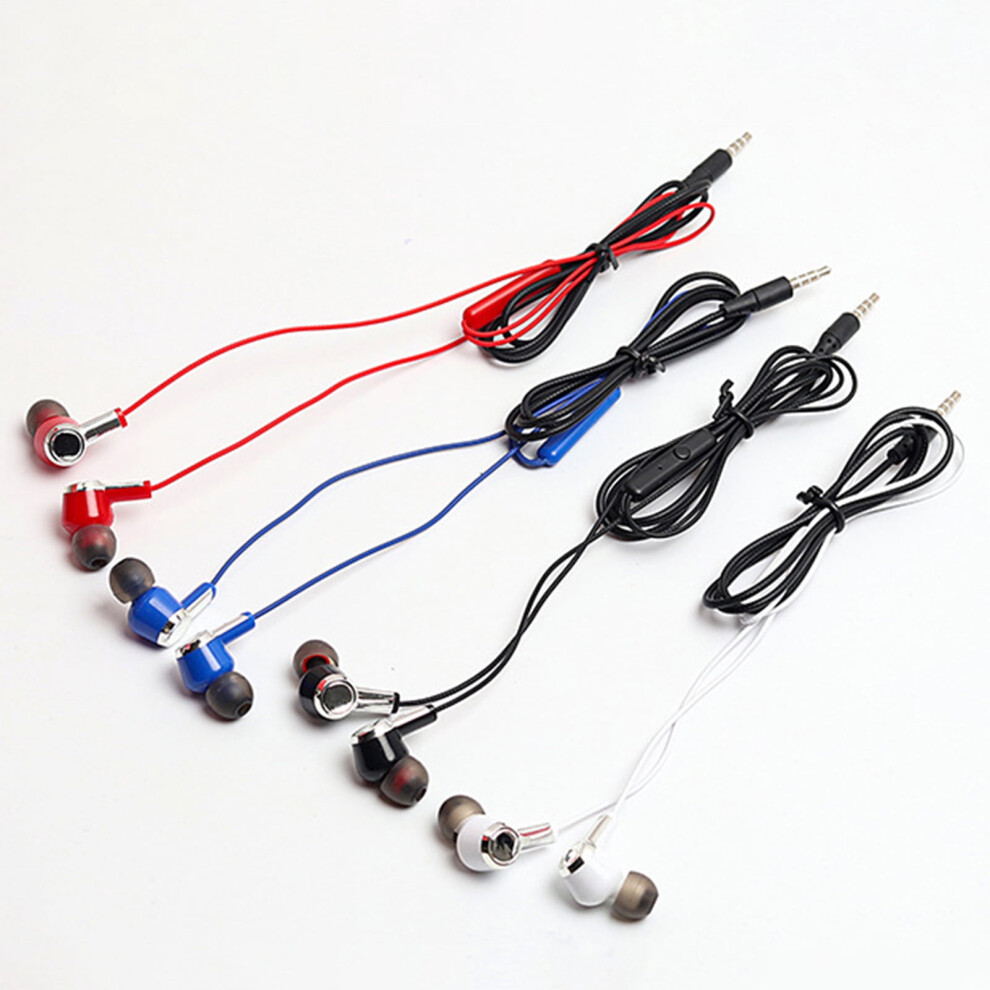 Susuchens Wired Earbud High Fidelity Sensitive Fevers Sound Effect Ergonomic 3.5Mm In-Ear Student Surround Gaming Earbud For Running Black 9395123084206