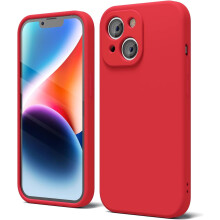 Silikónový kryt pre iPhone 14Plus, mäkký gumený gél s krytom fotoaparátu, tenký, slim strih, estetický TPU nárazník s úchopom, roztomilý