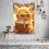 Ταπισερί Pikachu, αδιάβροχο ύφασμα από πολυεστέρα για υπνοδωμάτιο, σαλόνι, κοιτώνα, 4