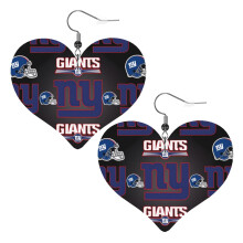 NY_Giants Team Lærøredobber Kjærlighetsformede lærøredobber Kan også brukes som dekorasjon