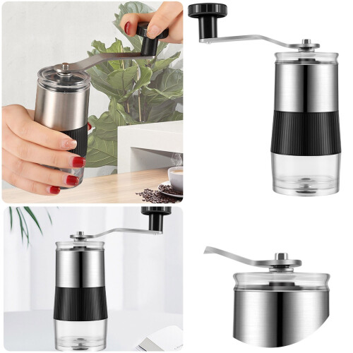 Moulin à café manuel Lemononstore Bakeware et cafetière à main – 1 pièce 1