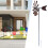 Moinho de vento decorativo de 71 cm (28 polegadas) com estaca de metal para jardim, quintal e pátio. 6