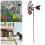 Moinho de vento decorativo de 71 cm (28 polegadas) com estaca de metal para jardim, quintal e pátio. 4