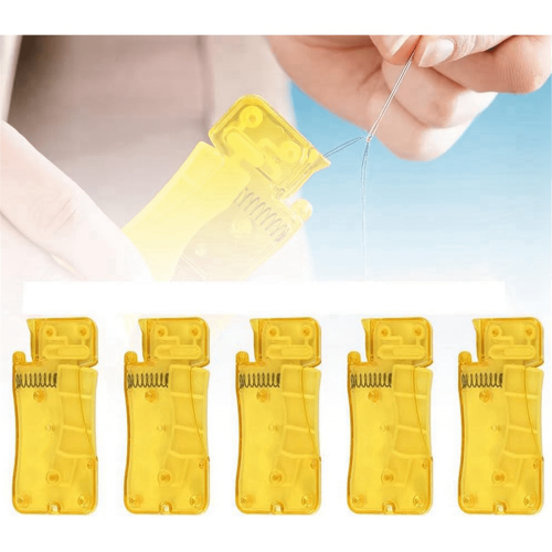 Easy to Use Needle Threaders Tool Self-Thread Guide DIY Apparel Plastic Sewing Accessories Threader for Hand Stitching 1