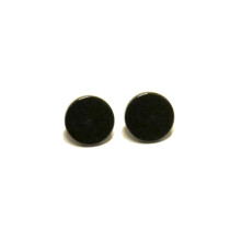 Øredobber – 12 mm svarte