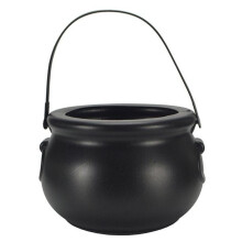 Nightwill1pc Halloween-heksetønner til barn, bærbar heksebøtte, Roumpf Circle Halloween-godterioppbevaringsbøtte (svart)