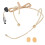 Adjustable Headset Mic Cardioid Headworn Microphone 3.5mmXLR For Wireless System, S(For compatible with Shure) 8