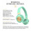 Fones de ouvido Jacenvly2024 Bluetooth 5.0 com microfone, sem fio, com cancelamento de ruído, bateria de 10 horas, compatíveis com iOS e Android. 2