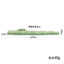 Namzi 2Pcs Ceramic Brush Holder, Compatible with Writing Brushes - Pen Rest Stand, Paper Weight for Calligraphy Practice