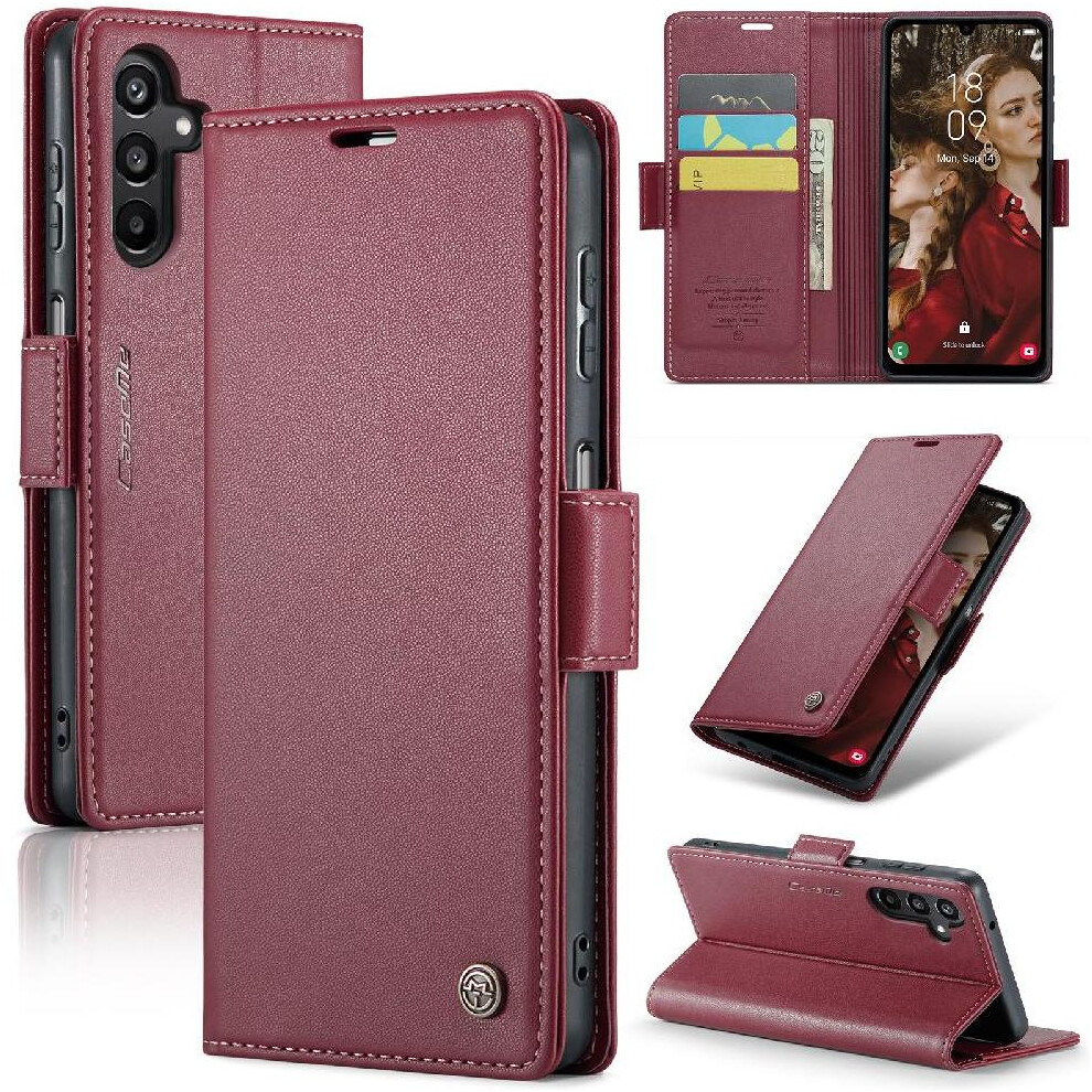 Caseme Case For Compatible With Samsung Galaxy A15 4G/5G Kickstand Card Slot Shockproof Case Wallet Case Anti Fraud 9395123183695