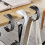 2pcs Portable Hanging Bag Hook Handbag Holder Multifunctional Table Hook grey 5-shaped 3
