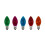 25Random Blinking Assorted Color Light Bulbs, 7Watt, C7Candelabra Base 1