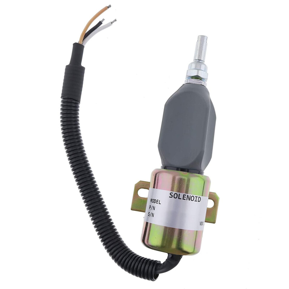 Fuel Shutoff Solenoid 24V 6008157550 For Komatsu Wa320 Pc200lc6 Excavator Loader Direct Fit 9113335017832