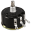 2X Wx050 10K Ohm5W6Mm Ποτενσιόμετρο περιστροφής σύρματος στρογγυλού άξονα μαύρο + ασημί 1
