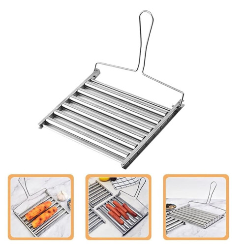 2 stuks BBQ hotdoggrill, BBQ hotdogroller