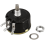 2X Wx050 10K Ohm5W6Mm Ποτενσιόμετρο περιστροφής σύρματος στρογγυλού άξονα μαύρο + ασημί 8