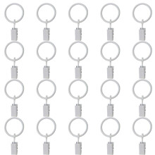 Fixing Clip Celebration Activ Metal Curtain Hook 25Mm Inner Diameter Curtain Ring Clip Roman Ring 20Pc