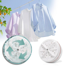 Donemore Portable Washing Machine with Suction Cups, USB Powered Turbo Wash Compatible with Home, Travel, College, RV