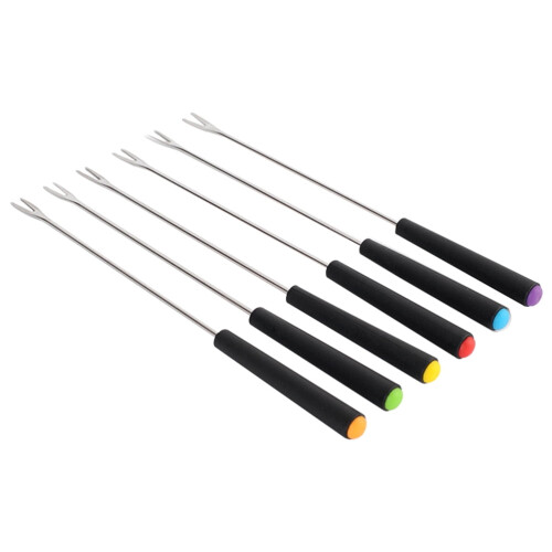 12 Pcs Cheese Fruit Fork Appetizers Baking Supplies Fondue Fork Kitchen Gadgets Fruit Forks 2