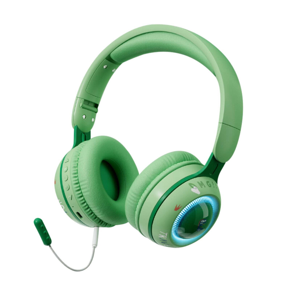 Headworn Bluetooth Earphones For Children And Students' Learning, Reading, Male And Female Universal Earphones, Illuminated And Colorful Earphones 9395123305837