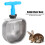 ZPSHYD Rabbit Drinker, 5 Pieces Stainless Steel Automatic Rabbit Drinker, Detachable Hanging Rabbit Feeding Tool Farm Accessories(Large Bowl) 7