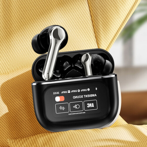 Jacenvly Fall Home Decor - Συμβατό με αδιάβροχα ακουστικά Bluetooth με ενεργή ακύρωση θορύβου, True 1